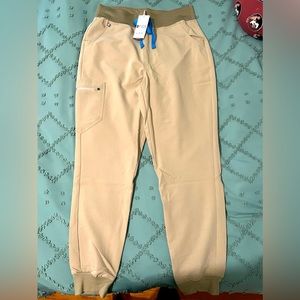 FIGS: Sandstone Zamora High Waist Joggers
